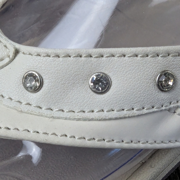 Haolira Size 40 Cream Flip Flops With Studs - Picture 11 of 13